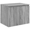 vidaXL Seinale kinnitatav vannitoikapp Hall Sonoma 62,5 x 44,5 x 50 cm