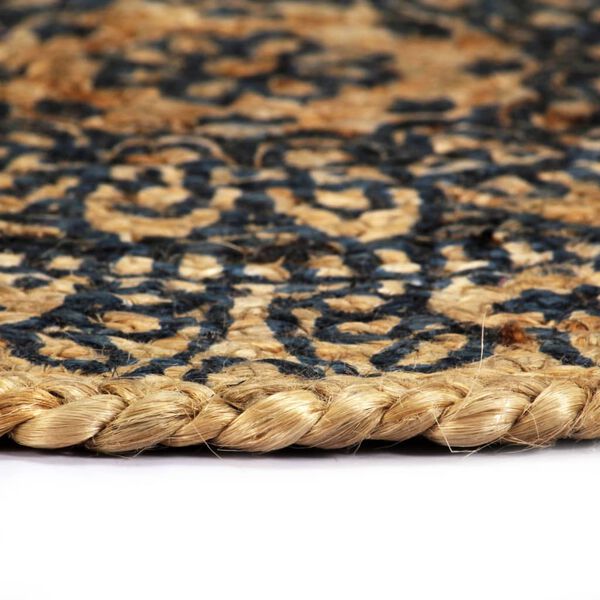 vidaXL lauamatid 6 tk, tumesinine, 38 cm, &uuml;mmargune, džuut