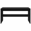 vidaXL telerikapp Must tamm 80x40x40 cm Engineered Wood