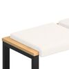 vidaXL Pingipadja 2 tk Sherpa Kangas Kreemjas S&uuml;gavus 35 cm