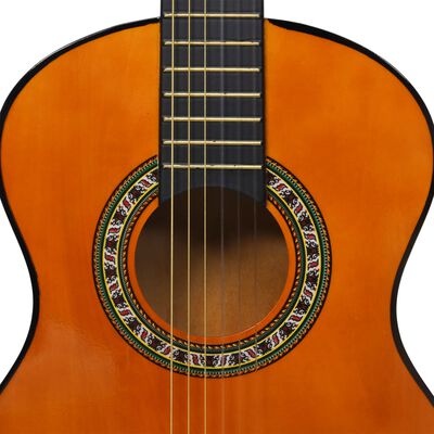 vidaXL klassikaline kitarr algajatele ja lastele 1/2 34" Ameerika pärn