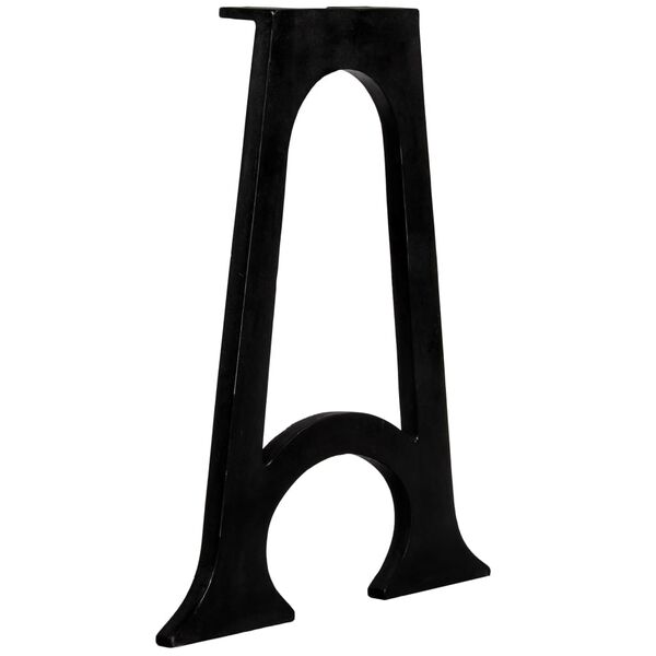 vidaXL söögilaua jalad, 2 tk, kumera alusega A-raam, malm