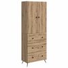 vidaXL Kapi Komplekt 2 tk 66 x 34,5 x 90 cm Tehispuit Artisan tamm
