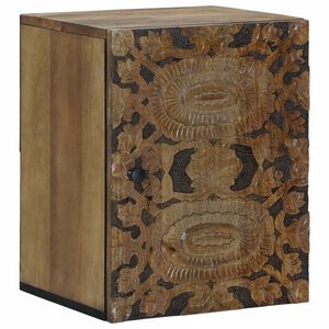 vidaXL Vannitoa rippkapp Pruun 38 x 33,5 x 48 cm Tugev mango puu