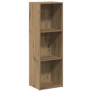 vidaXL raamatukapp Artisan Oak 36x30x114 cm Engineered Wood