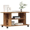 vidaXL ratastega telerikapp Old Wood 80x40x45 cm Engineered Wood