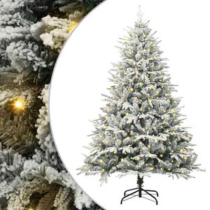 vidaXL Tehislumi Christmas Tree koos alusega Roheline 180 cm PVC ja PE