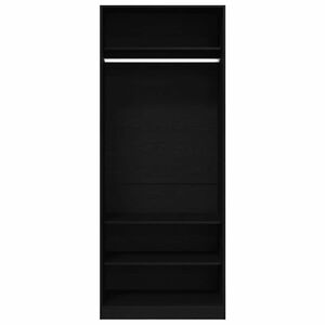 vidaXL Garderoobikapp riiuliga K&auml;sit&ouml;&ouml;puu 80 x 50 x 200 cm Tehispuit