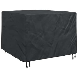vidaXL M&ouml;&ouml;bli kate Must 125 x 125 x 74 cm 600D Oxford kangas