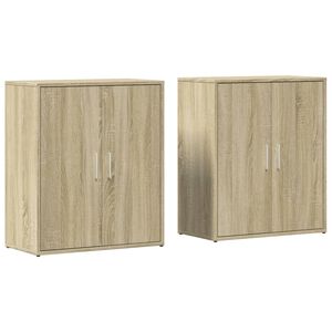 vidaXL puhvetkapid 2 tk, Sonoma tamm, 60 x 31 x 70 cm, tehispuit