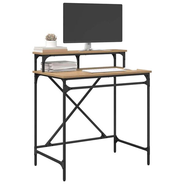 vidaXL Laud K&auml;sit&ouml;&ouml;puu 80 x 50 x 90 cm Tehispuit