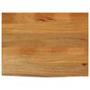 vidaXL lauaplaat, naturaalse servaga, 80 x 60 x 3,8 cm, mangopuit
