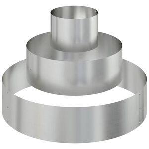 vidaXL Aia istutuspot H&otilde;bedane 90 x 90 x 20 cm Tsinkteras