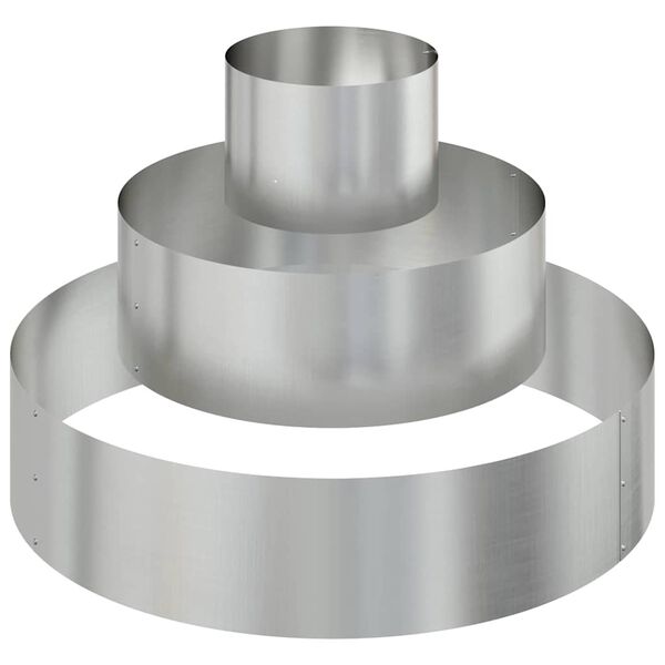 vidaXL Aia istutuspot H&otilde;bedane 90 x 90 x 20 cm Tsinkteras