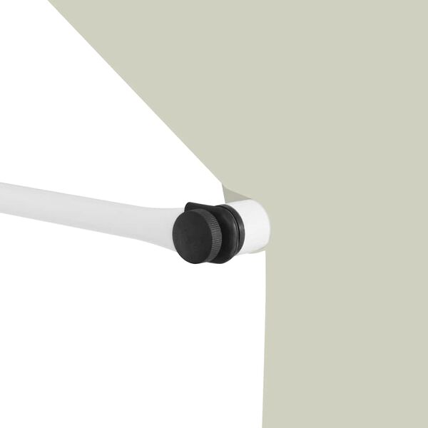 vidaXL käsitsi sissetõmmatav varikatus, 100 cm, kreemjasvalge