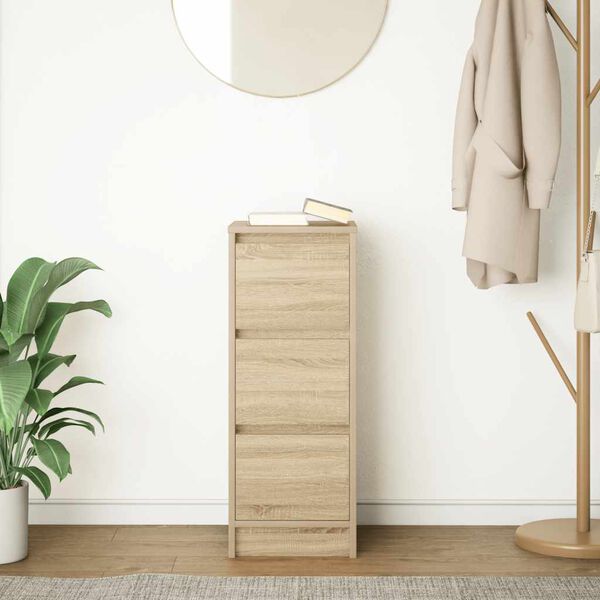 vidaXL puhvetkapp, Sonoma tamm, 29,5x34x76 cm, tehispuit