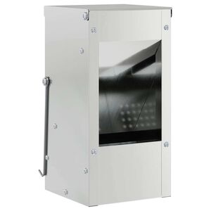 vidaXL K&uuml;&uuml;liku s&ouml;&ouml;tja H&otilde;bedane 12,5 x 12,5 x 25 cm Tsinkteras