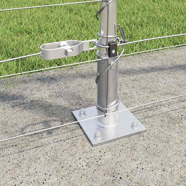 vidaXL Aiapost Galvaniseeritud 25 x 1,4 m Teras