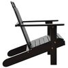 vidaXL kahekohaline Adirondacki tool, puidust, pruun