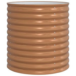 vidaXL K&otilde;rge peenar Pruun 80 x 80 x 81 cm Teras