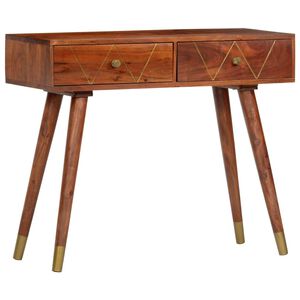 vidaXL konsoollaud 90 x 35 x 76 cm toekast akaatsiapuidust