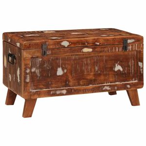 vidaXL Salvestuskarp ladustamisega 70 x 35 x 40 cm taastatud puit