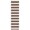 vidaXL Triibuline ruloo pruun 40x150 cm kanga laius 35,9 cm pol&uuml;ester