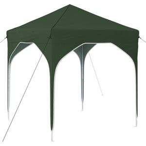 vidaXL &Uuml;hepuuline peotelk 194 x 194 x 245 cm Roheline
