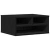 vidaXL Printeri alus Must tamm 49 x 40 x 22.5 cm Tehispuit