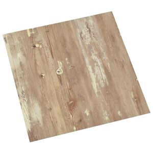 vidaXL P&otilde;randaplaadid 5,11 m&sup2; 55 pcs PVC Kreem ja Helepruun