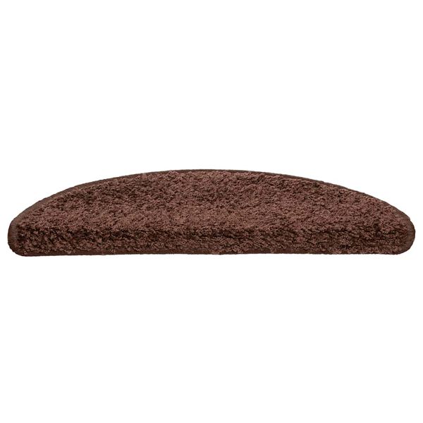 vidaXL trepimatid 20 tk 56 x 17 x 3 cm pruunid poolringikujulised