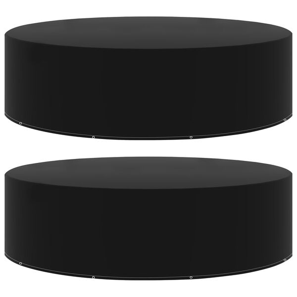 vidaXL aiamööblikatted, 2 tk, 10 kinnitusavaga, 205 x 90 cm