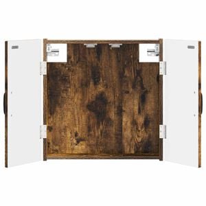 vidaXL Dartboardi kapp UTRECHT Suitsutatud tamm 52,5 x 10,5 x 53,5 cm