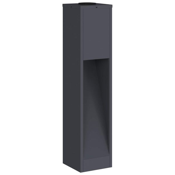 vidaXL P&auml;ikese Led Rada Valgus 2 pcs Antratsiit K&uuml;lmvaltsitud teras