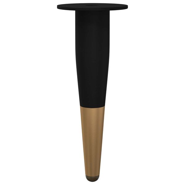 vidaXL M&ouml;&ouml;blijalad 12 pcs Must ja kuldne &Oslash; 40 x 98 mm Raud