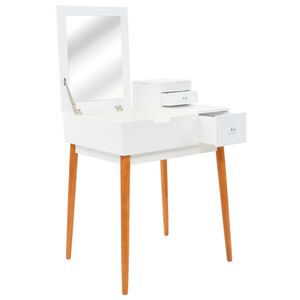vidaXL peegliga tualettlaud, MDF 60 x 50 x 86 cm