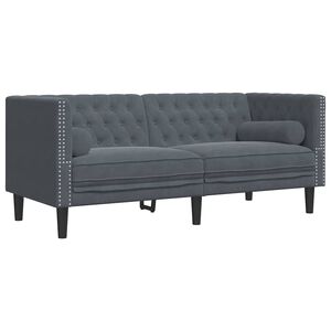 vidaXL Diivan Tumehall 174 x 74,5 x 70,5 cm Samet