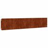 vidaXL murupiirded 10 tk, 20x103 cm, painduv Corten teras