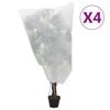 vidaXL pingutusn&ouml;&ouml;riga taime fliiskatted 4 tk, 70 g/m&sup2;, 0,8x1,2 m