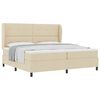 vidaXL Karbi vedrumadrats peaga cream 200 x 200 cm kangas