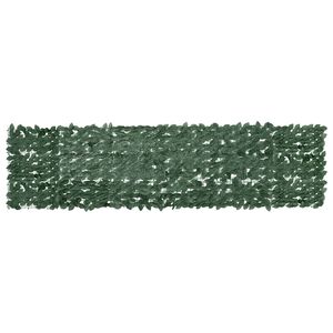 vidaXL r&otilde;dusirm, tumerohelised lehed, 300 x 75 cm