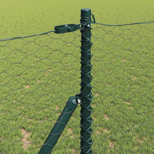 vidaXL Aiapost Hall 50 x 1 m (36 mm silmus) Terased ja PVC