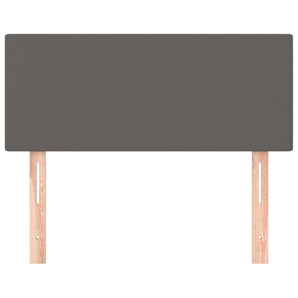 vidaXL voodipeats, hall, 80x5x78/88 cm, kunstnahk