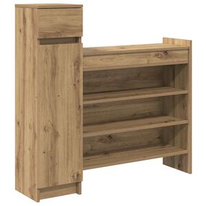 vidaXL Kinga kapp sahtliga K&auml;sit&ouml;&ouml;puu 100,5 x 28 x 100 cm Tehispuit