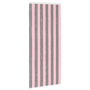 vidaXL S&auml;&auml;sev&otilde;rk Chenille H&otilde;behall ja Roosa 100 x 230 cm 100% PP