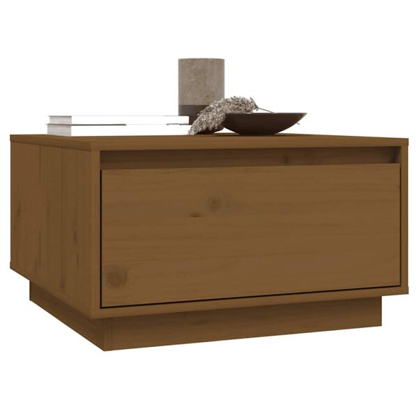 vidaXL kohvilaud, meepruun, 55x56x32 cm, m&auml;nnipuit