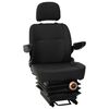 vidaXL Traktoriseat, millel on rippumine Must 56 x 57 x 87 cm