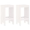 vidaXL baaripukid 2 tk, valge, 40x36x75 cm, m&auml;nnipuit