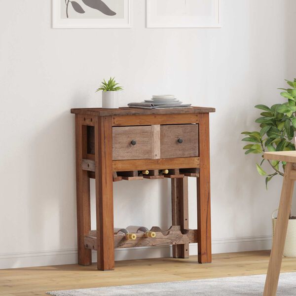 vidaXL Kapp Pruun 60 x 30 x 70 cm Tugev taastatud puit