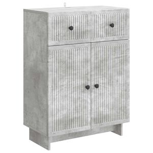 vidaXL K&otilde;ide sahtliga Betoonhall 66 x 34,5 x 90 cm Tehispuit